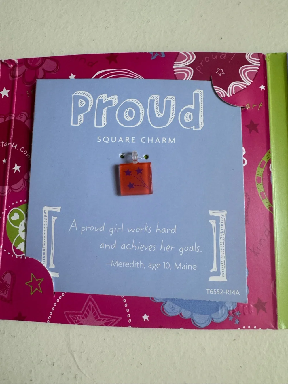 American Girl Bright Pink Proud and Smart Charm Pack Duo
